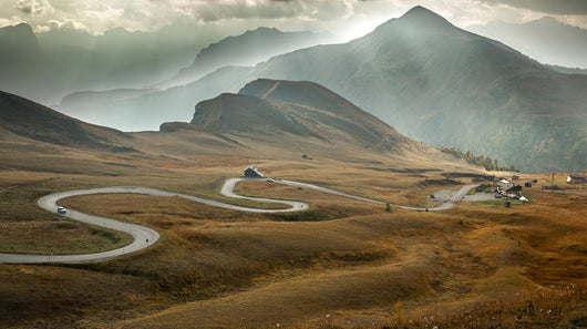 Serpentine Road At Passo Giau, Dolomites, Italy Wall Decal
