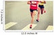 marathon runner legs running on city street Wall Mural