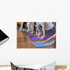 yoga class Wall Mural