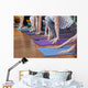 yoga class Wall Mural