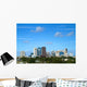 Beautiful Skyline Downtown Fort Wall Decal