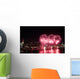 Fireworks over Hudson River Wall Mural