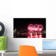 Fireworks over Hudson River Wall Mural