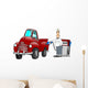 Gas Station Attendant Wall Decal