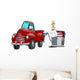 Gas Station Attendant Wall Decal