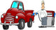 Gas Station Attendant Wall Decal