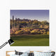 Beautiful desert tee shot golf course - image cross processed Wall Mural