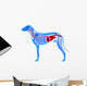 Dog Digestive System Canis Wall Decal