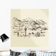 Wild West Hand Drawn Wall Decal