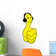 listen music icon Wall Decal
