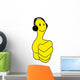 listen music icon Wall Decal