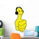 listen music icon Wall Decal