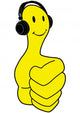 Listen Music Icon Wall Decal