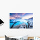 The famous blue lagoon near Reykjavik, Iceland Wall Mural