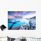 The famous blue lagoon near Reykjavik, Iceland Wall Mural