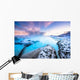 The famous blue lagoon near Reykjavik, Iceland Wall Mural