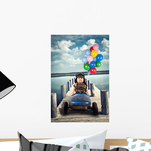 Child Aviator Wall Mural