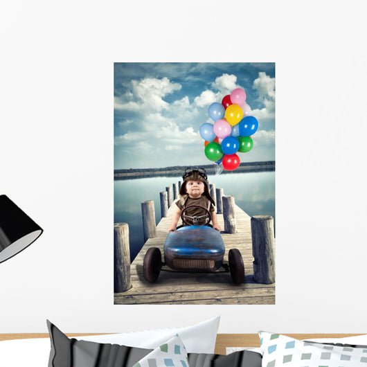 Child Aviator Wall Mural