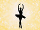 Ballerina Dancer Wall Decal