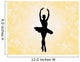 ballerina  dancer Wall Mural