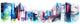 Panoramic Watercolor City Wall Decal