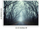 Mysterious autumn forest in fog Wall Mural