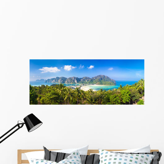 Lush tropical island Wall Mural