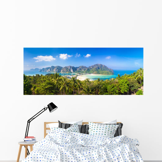 Lush tropical island Wall Mural