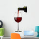 Pouring Red Wine with Wall Decal