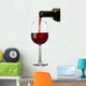 Pouring Red Wine with Wall Decal