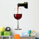 Pouring Red Wine with Wall Decal