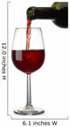 Pouring Red Wine with Wall Decal