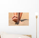 Closeup feet on beach summer Wall Mural