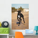 Great Danes Black Dog Wall Decal