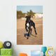 Great Danes Black Dog Wall Decal