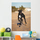 Great Danes Black Dog Wall Decal