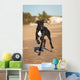 Great Danes Black Dog Wall Decal