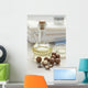 Bottle with macadamia oil Wall Mural