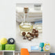 Bottle with macadamia oil Wall Mural