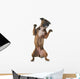playing Staffordshire bull terrier Wall Decal