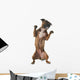 playing Staffordshire bull terrier Wall Decal