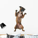 playing Staffordshire bull terrier Wall Decal