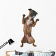 playing Staffordshire bull terrier Wall Decal