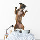 playing Staffordshire bull terrier Wall Decal