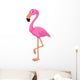 Cartoon Flamingo Bird Wall Decal