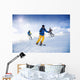 Drei Skifahrer Wall Mural