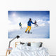 Drei Skifahrer Wall Mural