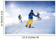 Drei Skifahrer Wall Mural