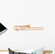 Trombone alto Wall Decal