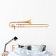 Trombone alto Wall Decal